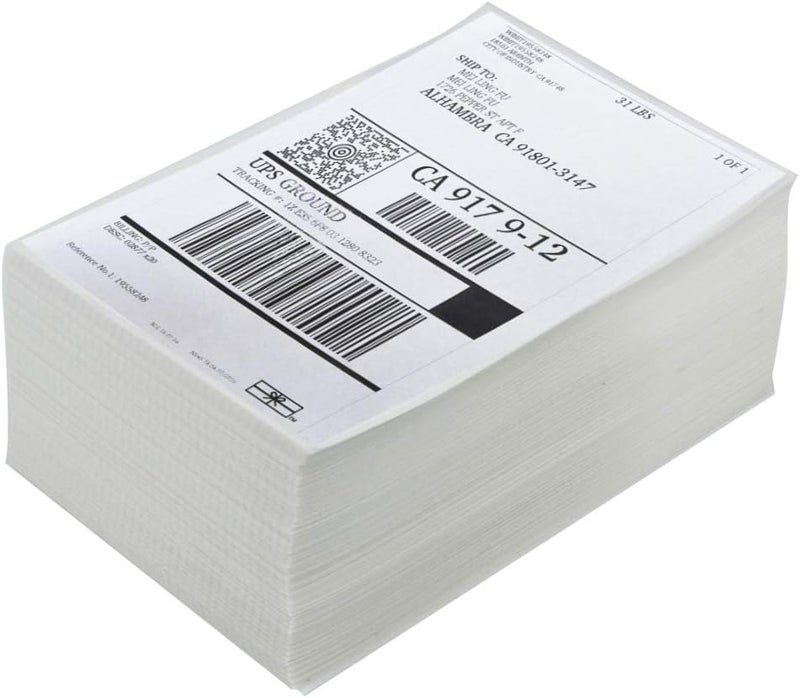 SJPACK 4x6 Thermal Labels, Shipping Labels with Perforated Line, Commercial Grade Thermal Shipping Label Paper, Pack of 500 - Image 2